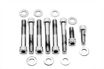 Rear Fender Strut Bolt Kit Chrome Allen Type for XL 1957-1978