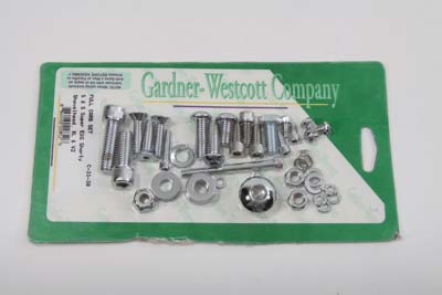 Chrome Screw Kit for Harleys with S&S E and G
