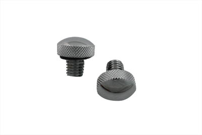 Knurled Seat Tab Mount Knob Set for Harley FLST & FXST 1984-2005