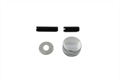 Seat Mount Knob Knurled Chrome for Harley & Customs