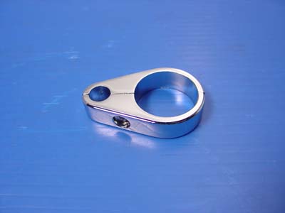 Chrome Clutch Cable Clamp 1-1/4" to Frame Tube