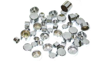 Chrome Bolt Cap 76 Piece Cover Kit for Harley FXD 2006-UP Dyna