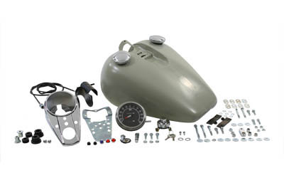 3.2 Gal. One Piece Bobbed Gas Tank Kit for 1979-81 Harley XL