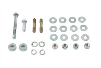 Zinc Bobbed Tank Mounting Bolt Kit for 1936-1984 Harley FLH