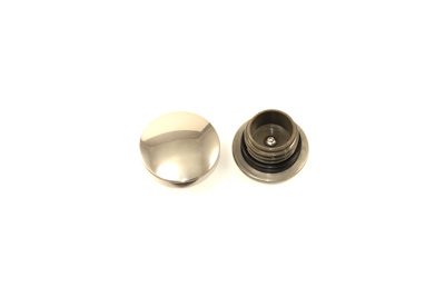 Stainless Steel Low Profile Gas Caps Set for 1996-1999 Harley & Custom