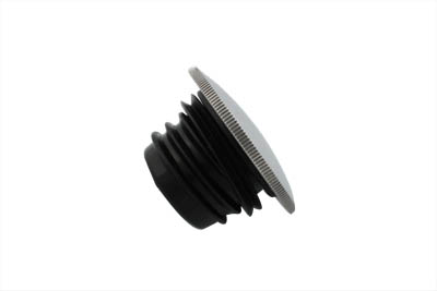 Polished Low Profile Vented Gas Tank Cap for 1983-UP Harleys