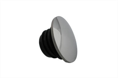 Polished Low Profile Vented Gas Tank Cap for 1983-UP Harleys