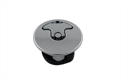 Chrome Aircraft Style Vented Gas Cap for Harley & Customs