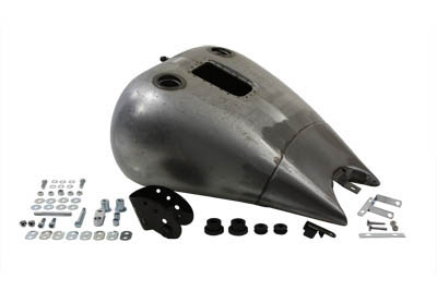 2" Stretch 5.1 Gallon Gas Tank for Harley 2000-2007 FXST & FLST