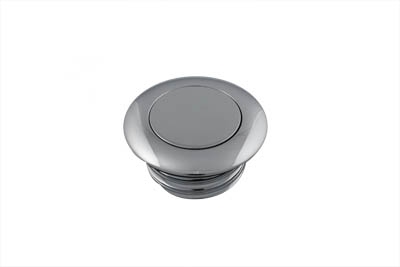 Smooth Wyatt Gatling Vented Pop-Up Gas Cap for 1996-UP Harley & Custom