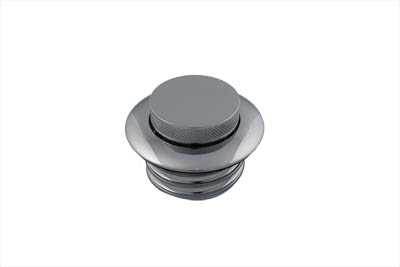 Smooth Wyatt Gatling Vented Pop-Up Gas Cap for 1996-UP Harley & Custom