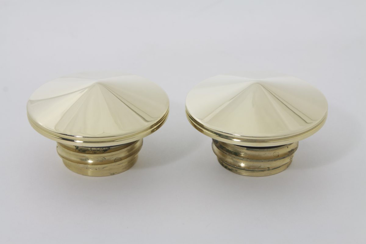 Brass Gas Cap Set for FXST 1996-UP Softail Standard