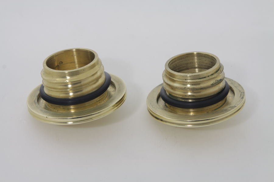 Brass Gas Cap Set for FXST 1996-UP Softail Standard