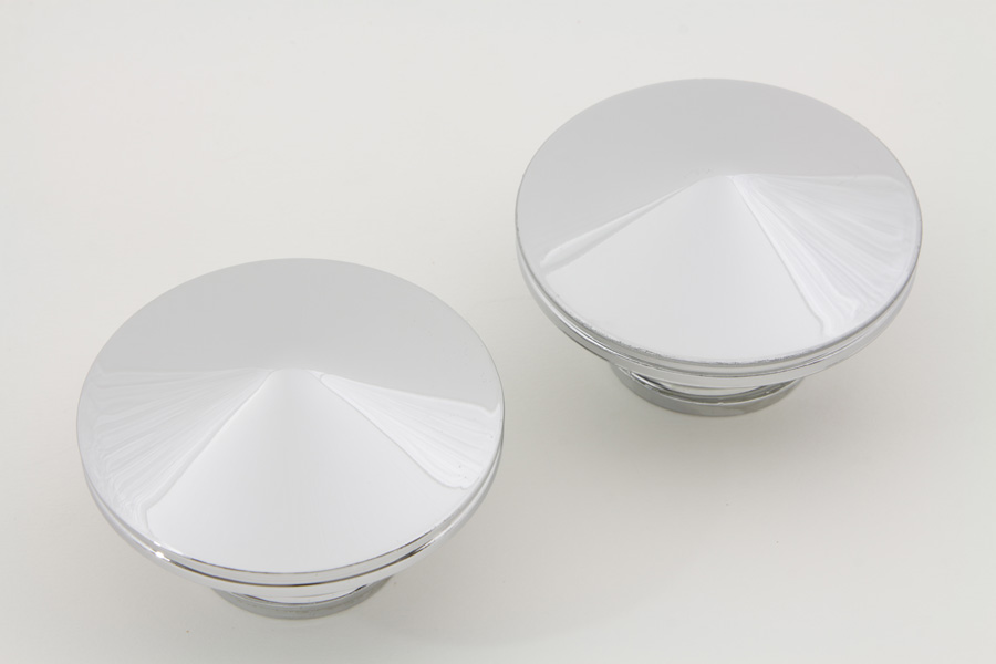 FXST 1996-UP Chrome Gas Cap Set