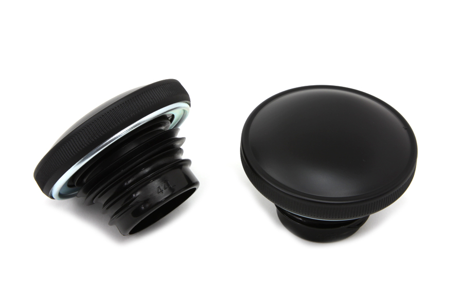 Ratcheting Style Gas Cap Set Vented and Non-Vented Black