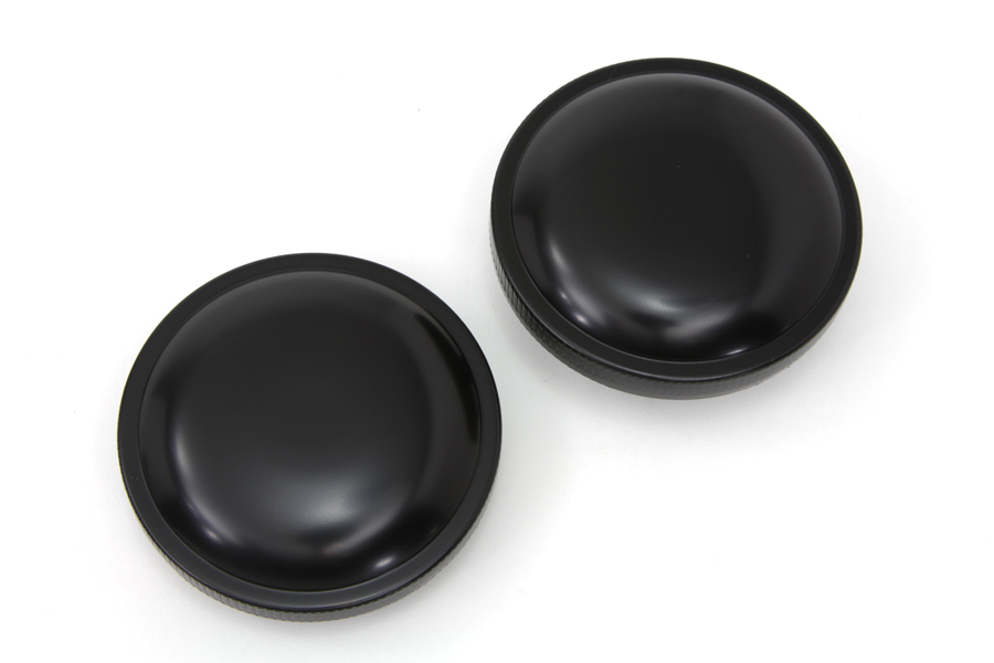 Stock Style Gas Cap Set Vented and Non-Vented Black