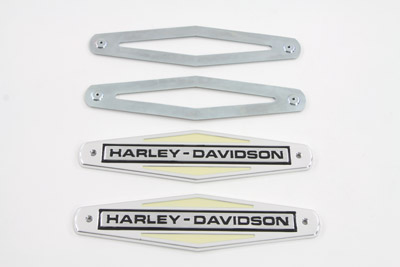 Gas Tank Emblems with Black Lettering for FL 1966-1971