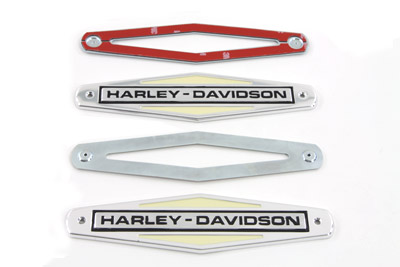 Gas Tank Emblems with Black Lettering for FL 1966-1971