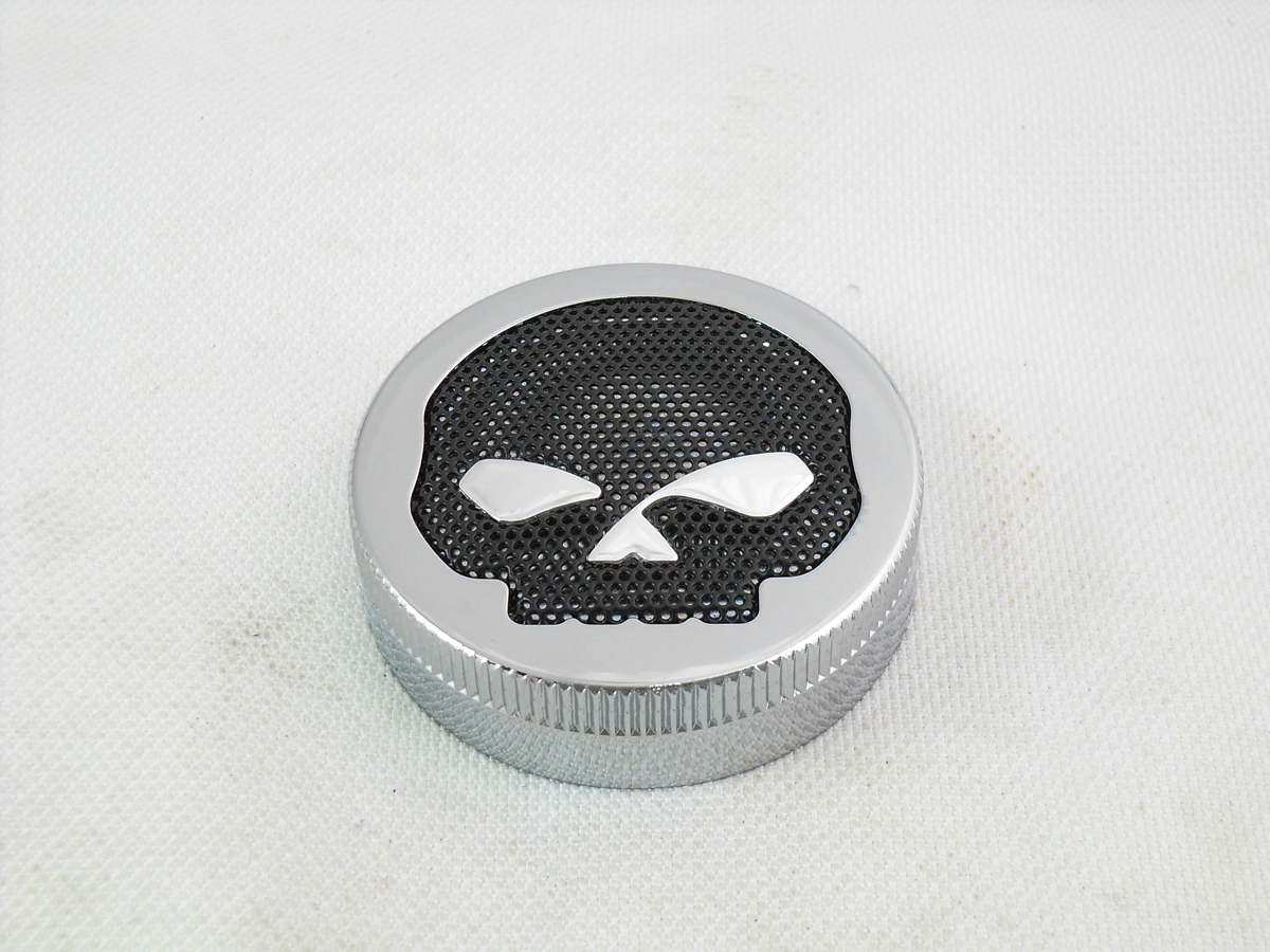 Chrome Skull Style Vented Gas Cap for XL 1962-1982