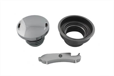 Flush Mount 1 7/8 in. Vented Gas Cap for Harley & Customs