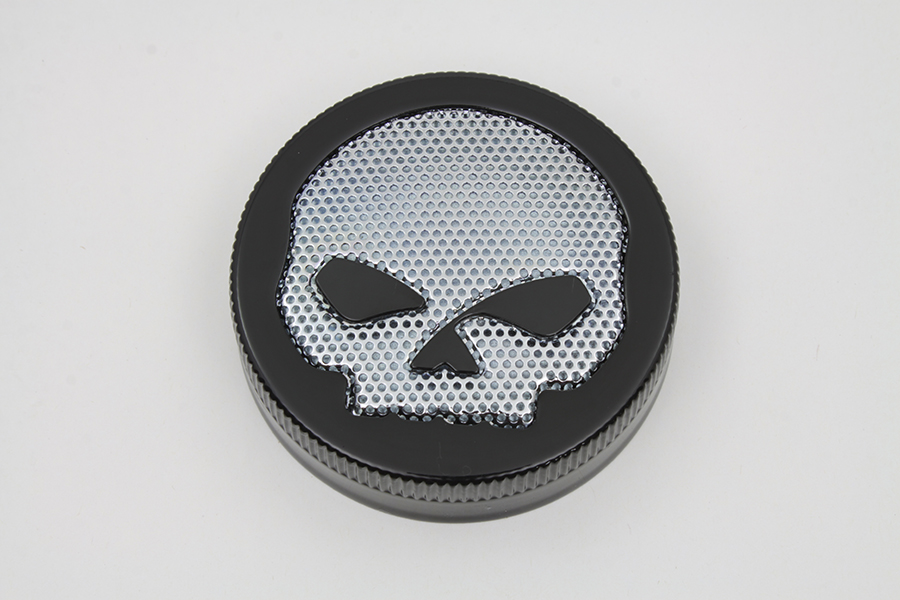 Black XL 1962-1982 Skull Style Vented Gas Cap