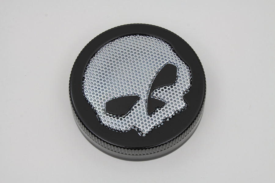 Black XL 1962-1982 Skull Style Vented Gas Cap