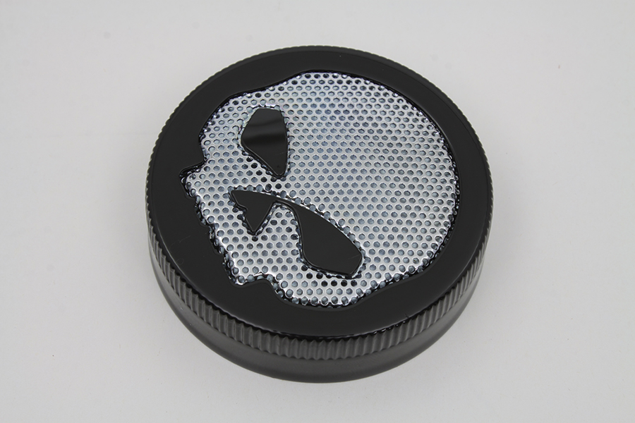 Black XL 1962-1982 Skull Style Vented Gas Cap