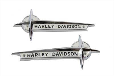 OE Gas Tank Emblem w/o Strip for 1961-1962 Harley & Customs