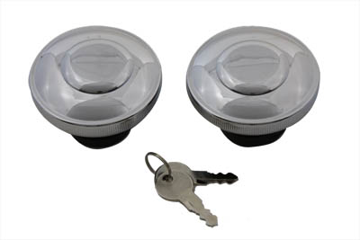 Locking Style Gas Cap Set Vented and Non-Vented for 1983-95 FX FL