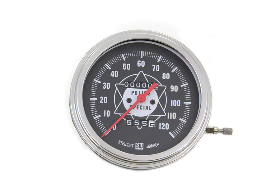 Speedometer with 2:1 Ratio and Red Needle for FL 1941-1967
