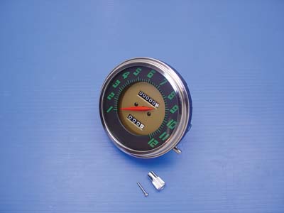Speedometer W/ 2:1 Ratio Gold Background for Harley FL 1948-1961