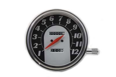 Tombstone Style Speedometer w/ 1:1 Ratio for 1962-83 Big Twins