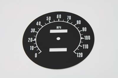 Speedometer Tin Face for Harley FL 1968-1980 Big Twins