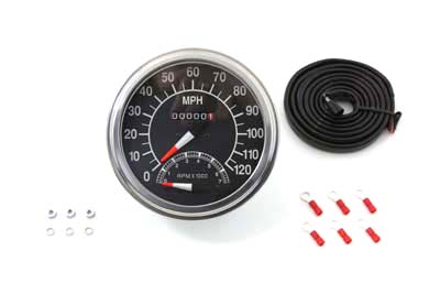 Speedometer w/ 2:1 Ratio & Tachometer for Harley FL 1941-1961