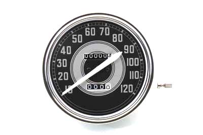 Replica FL 1940-1945 Big Twins 2:1 Speedometer w/ White Needle