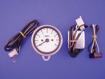 Multi Colored 60mm Electric Tachometer for Harley & Customs