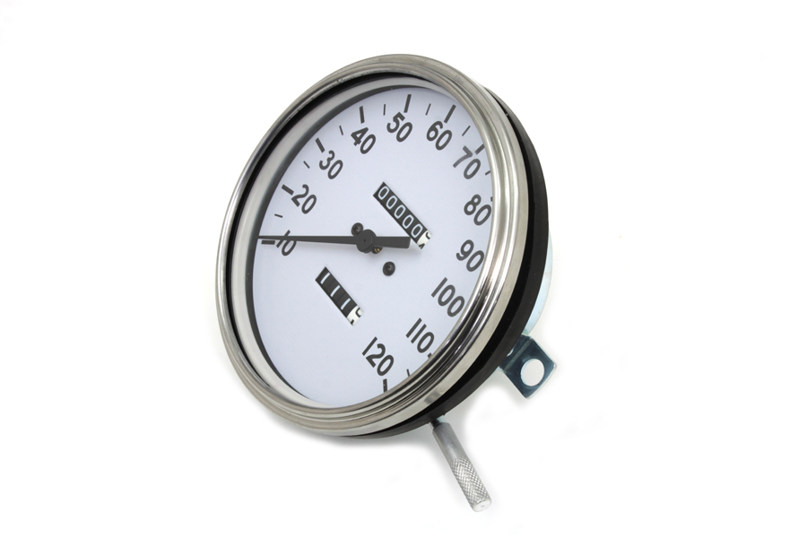 Replica 2:1 Speedometer with Black Needle for 1936-61 Models