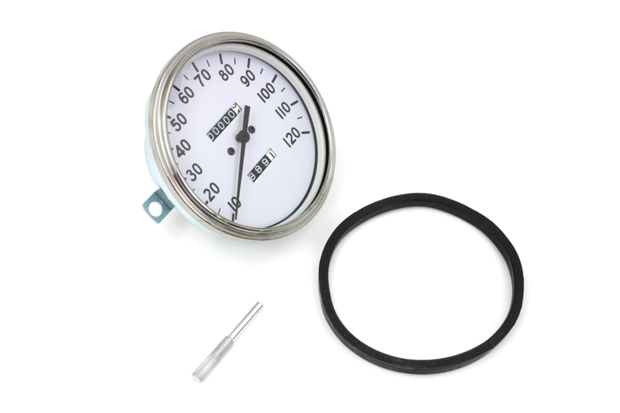 Replica 2:1 Speedometer with Black Needle for 1936-61 Models