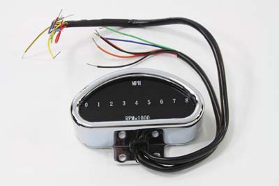 Digital Mini Speedometer and Tachometer for 6-Speed