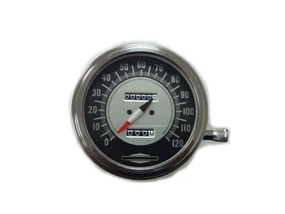 Speedometer with 2:1 Ratio for 1936-1961 Big Twins & Side Valve