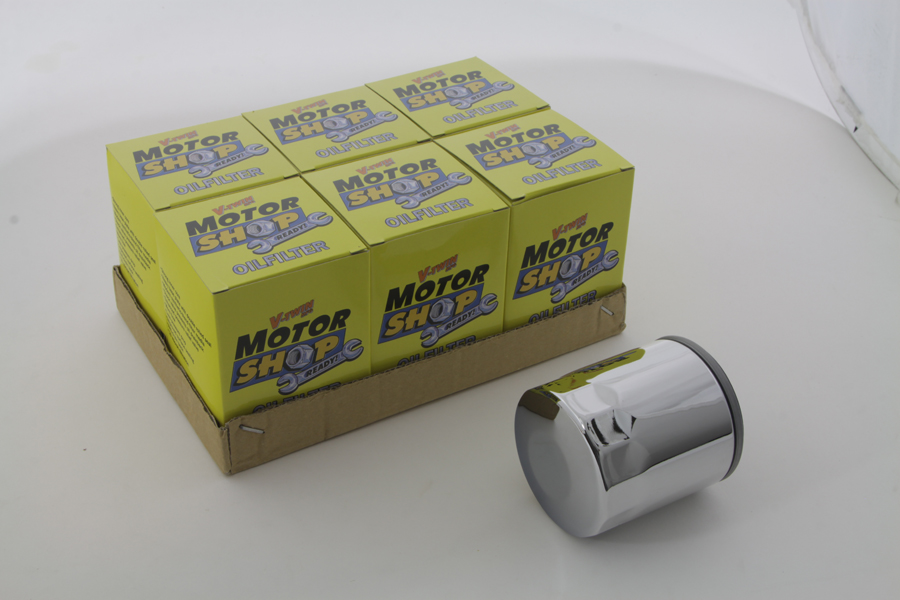Motor Shop Oil Filters 6 Pack for 1999-UP Harley Big Twins