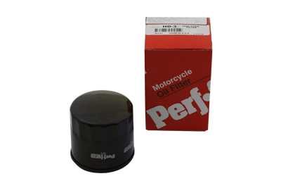 Perf-form Black 2.5 in. Spin On Oil Filter for 1980-84 Big Twin & XL