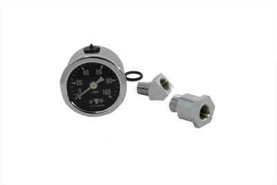Liquid Filled Oil Gauge for 1970-1984 FL & FX Harley Big Twins
