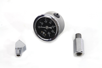 Liquid Filled Oil Gauge for Harley FL 1948-1969 Big Twins