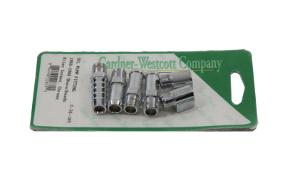 Oil Pump Fitting Kit Chrome for 1968-1984 FL & FX