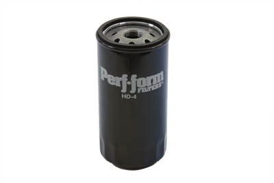Perf-form Black 5.5 in. Spin On Oil Filter for FXD 1991-98 Harley DYNA