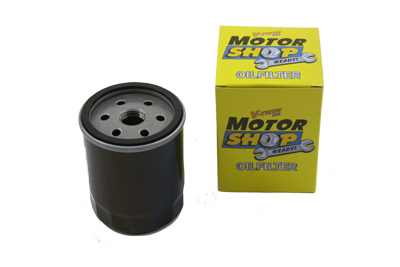 Stock Black 3.75 in. Spin On Oil Filter for 1980-UP Big Twins & XL