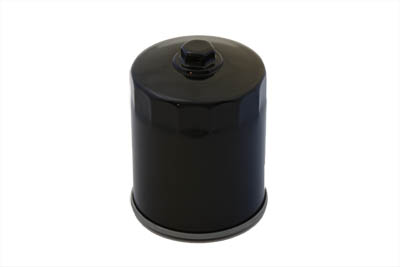Hex Black 3.75 in. Spin On Oil Filter for 1980-UP Big twins & XL