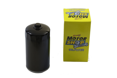 Hex Black 5.5 in. Spin On Oil Filter for FXD 1991-1998 Harley DYNA