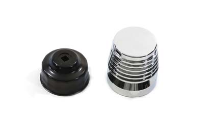 Sifton Chrome Spin On Oil Filter Kit for FXSTD 2000-UP Harley Softail